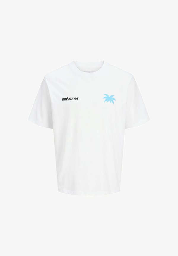 Jack & Jones T- - Print T-shirt - bright white
