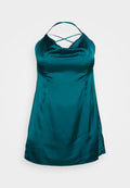 IN THE STYLE CURVE SLIP MINI DRESS