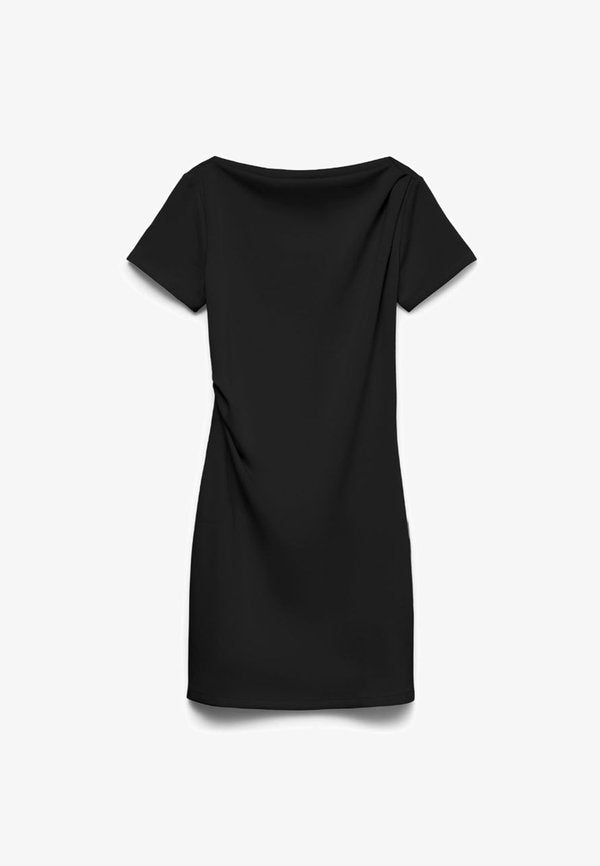 Vero Moda VMMILLE Short - Jersey dress - black
