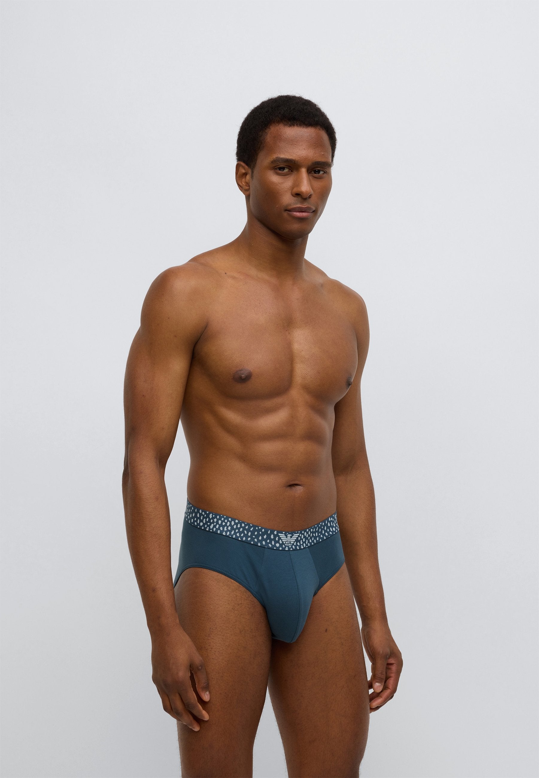 Emporio Armani PATTERN MIX PARTE BASSA BRIEFS 2 PACK