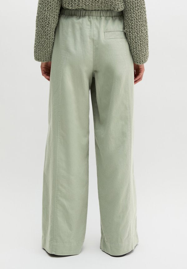 Marc O'Polo WIDE LEG DRAWSTRING AND ELASTIC AT WAIST BACK POCKET