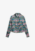 Superdry & Co Button-down blouse - mukaitsuru teal pink
