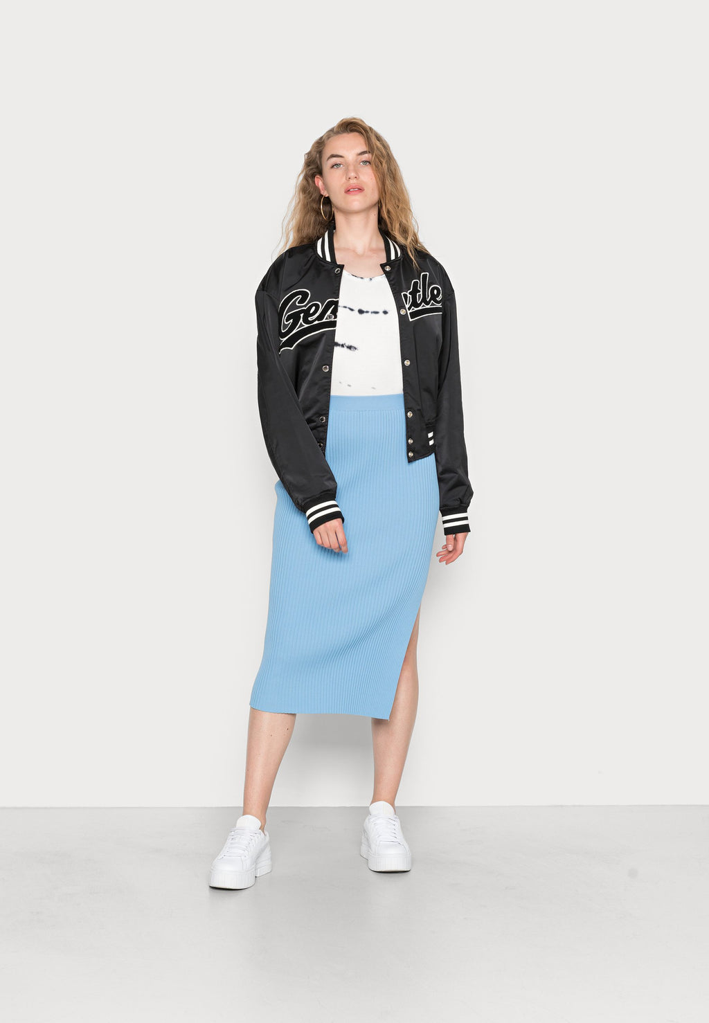Glamorous BODYCON MIDI SKIRT WITH SPLIT