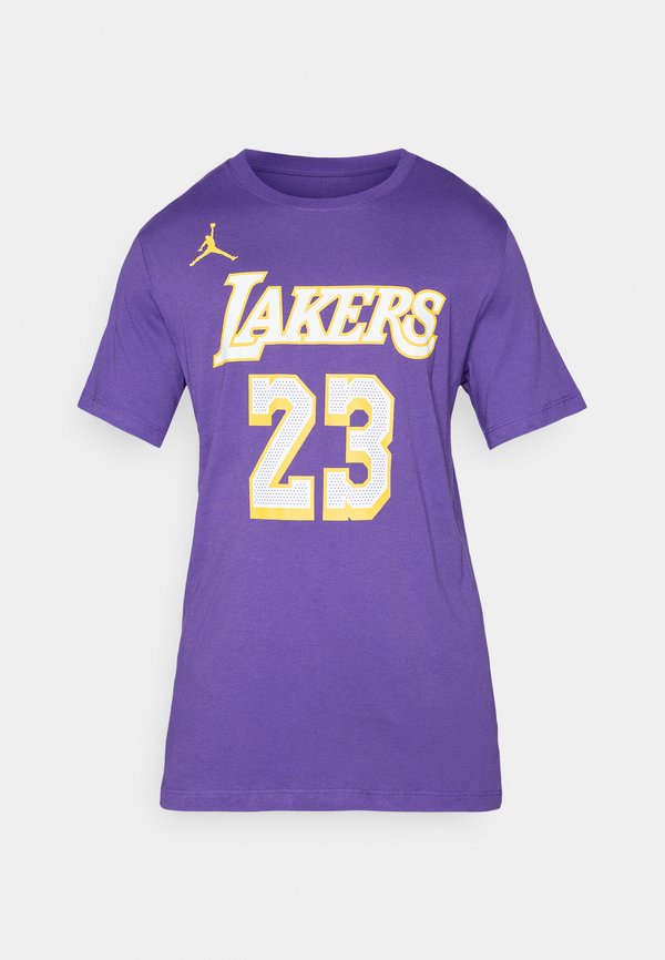 Nike Performance LOS ANGELES LAKERS TEE LEBRON JAMES - Club wear - field purple
