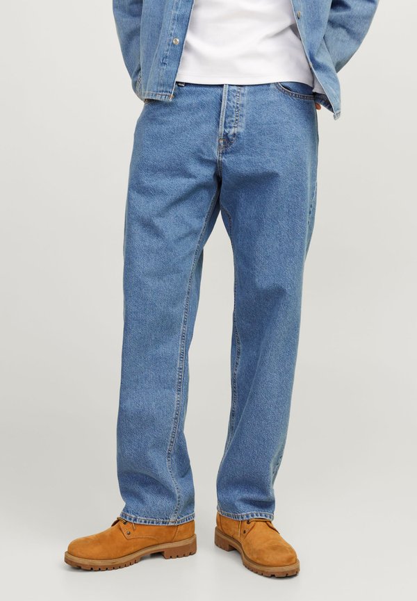Jack & Jones Loose fit JJIEDDIE JJBASIC SQ 735 NOOS - Straight leg jeans - blue denim