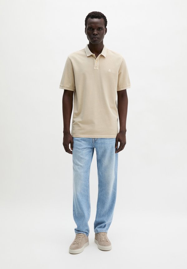 Marc O'Polo SHORT SLEEVE SLITS AT HEM EMBROIDERY