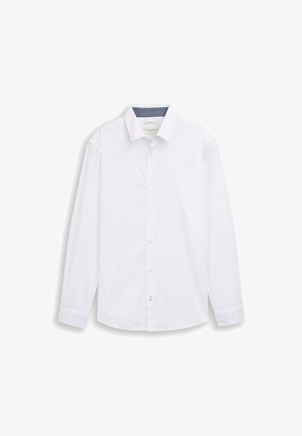 TOM TAILOR REGULAR FIT - Shirt - white
