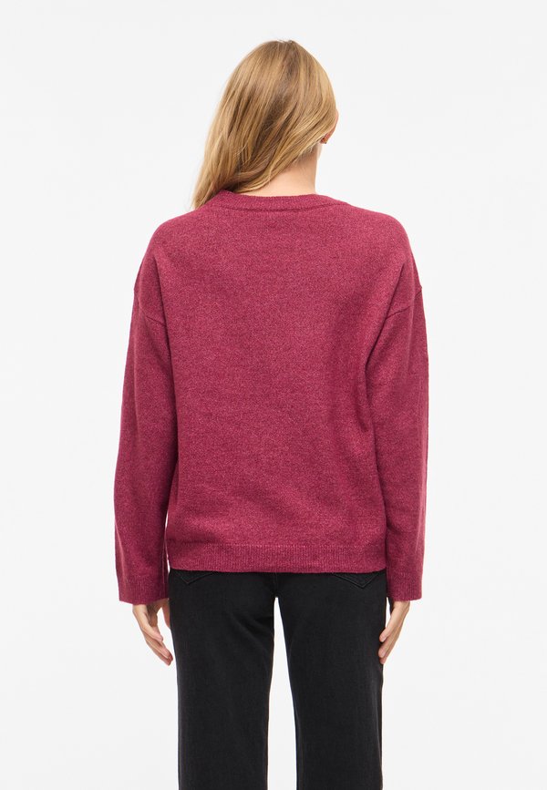 VILA VILIGA L/S O-NECK KNIT TOP - NOOS