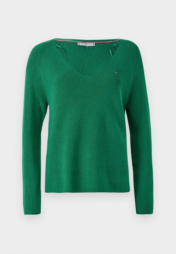 Tommy Hilfiger CARDI STITCH - Jumper - nouveau green