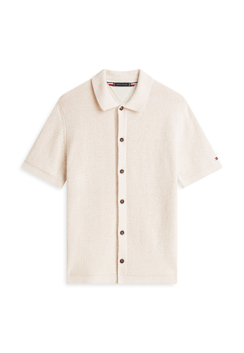 RELAXED FIT KNIT SHORT SLEEVE SHIRT Media 1