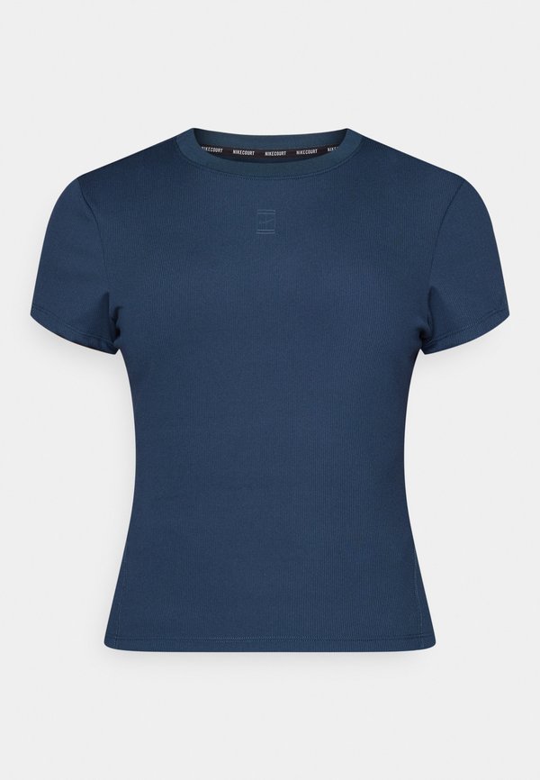 Nike Performance NIKECOURT ADVANTAGE  - Sports T-shirt - armory navy