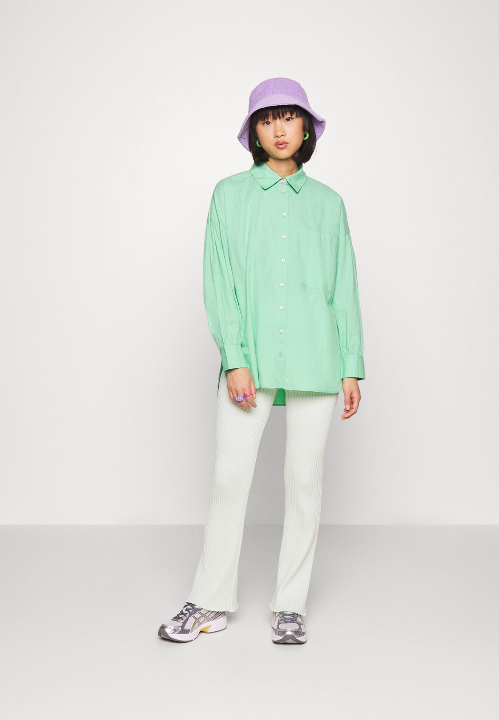 Glamorous Petite SLIM TROUSERS WITH SLIGHT FLARE