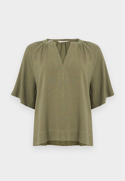 Selected v-neck viscose blend