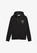 Puma ASTON MARTIN ARAMCO TEAM ESSENTIALS HOODIE - Zip-up sweatshirt - black