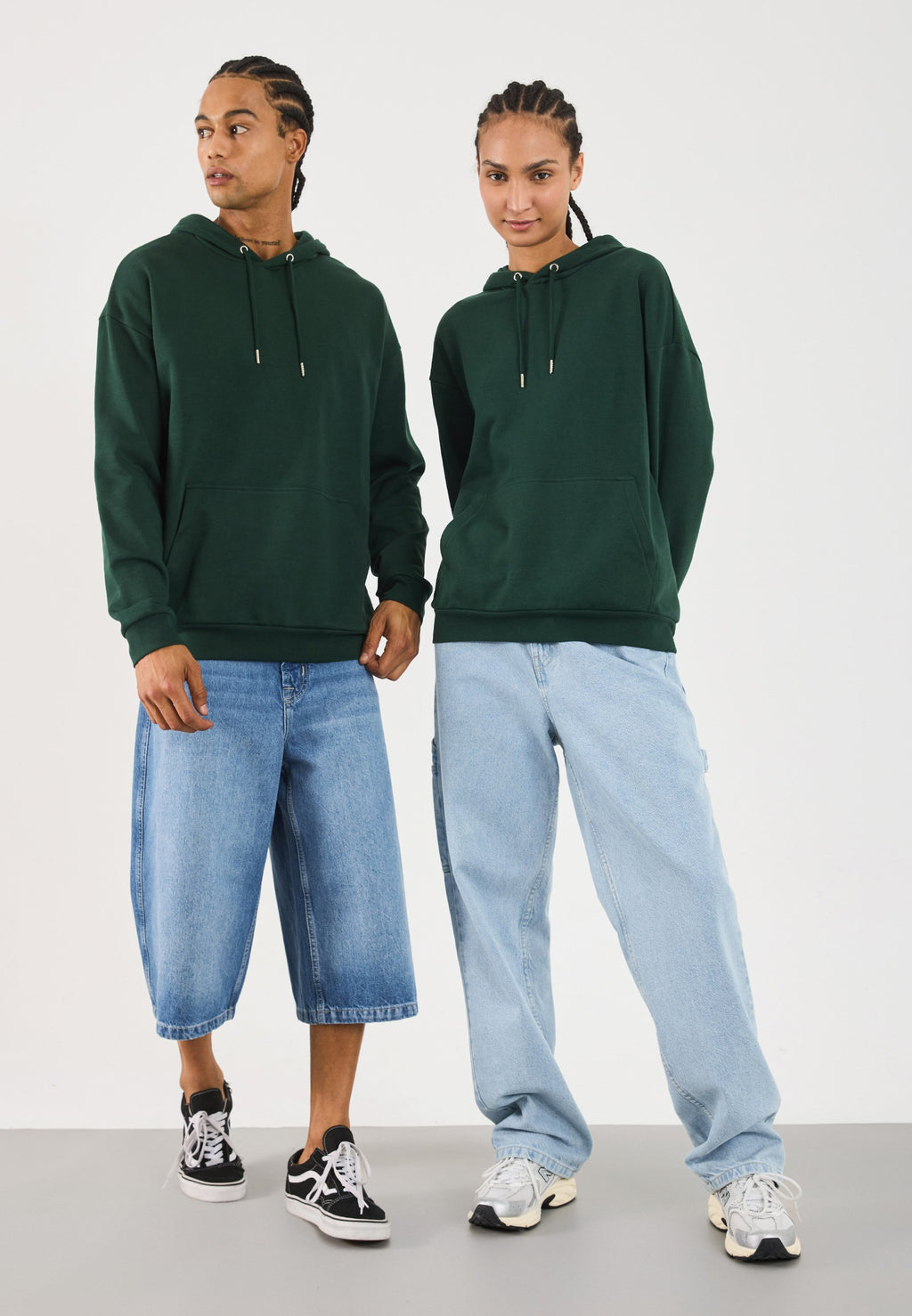 YOURTURN UNISEX 2 PACK RELAXED FIT HOODIE