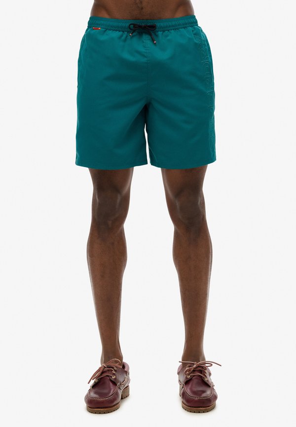 Superdry & Co EMBROIDERED INCH  - Swimming shorts - forest green