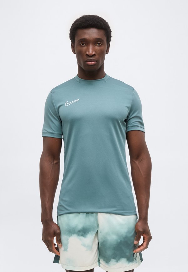 Nike Performance MEN'S SHORT SLEEVE SOCCER - Sports T-shirt - mineral slate/black/white