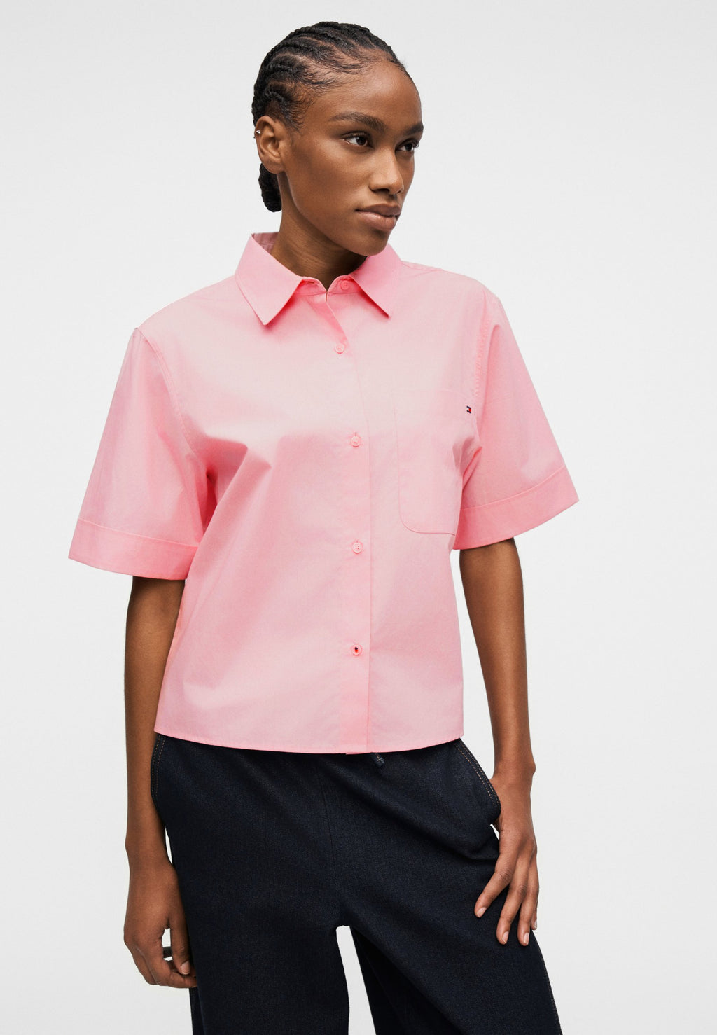CLASSIC POPLIN SHORT SLEEVE SHIRT Media 5