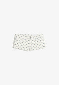 Bershka Denim shorts - white