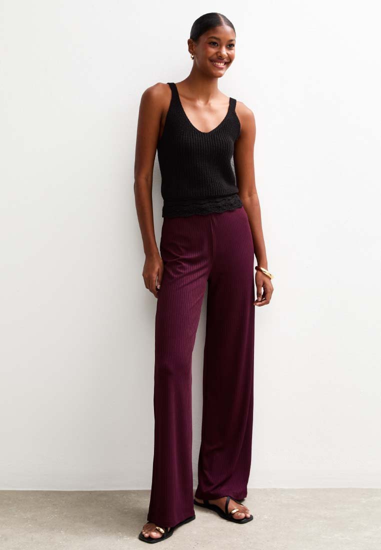 New Look RIBBED WIDE LEG