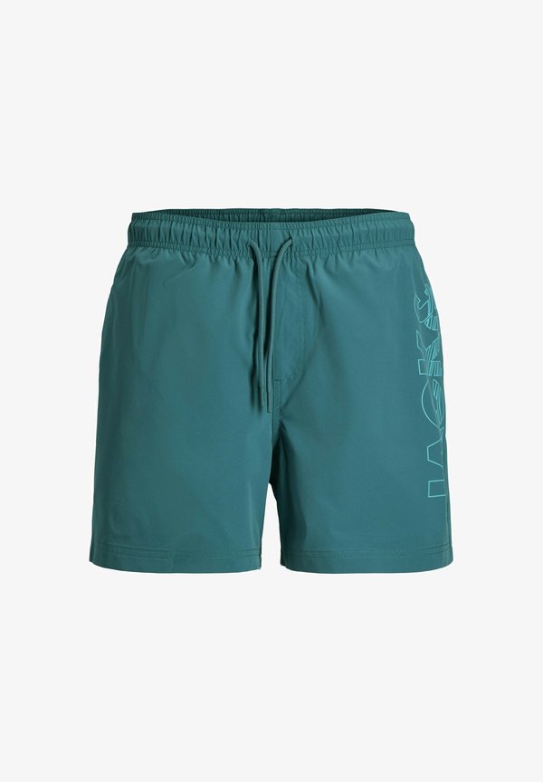 Jack & Jones JACK & JONES MEN'S SWIM SHORT JPSTMAUI WAVE LOGO PLAIN - Swimming shorts - Blue