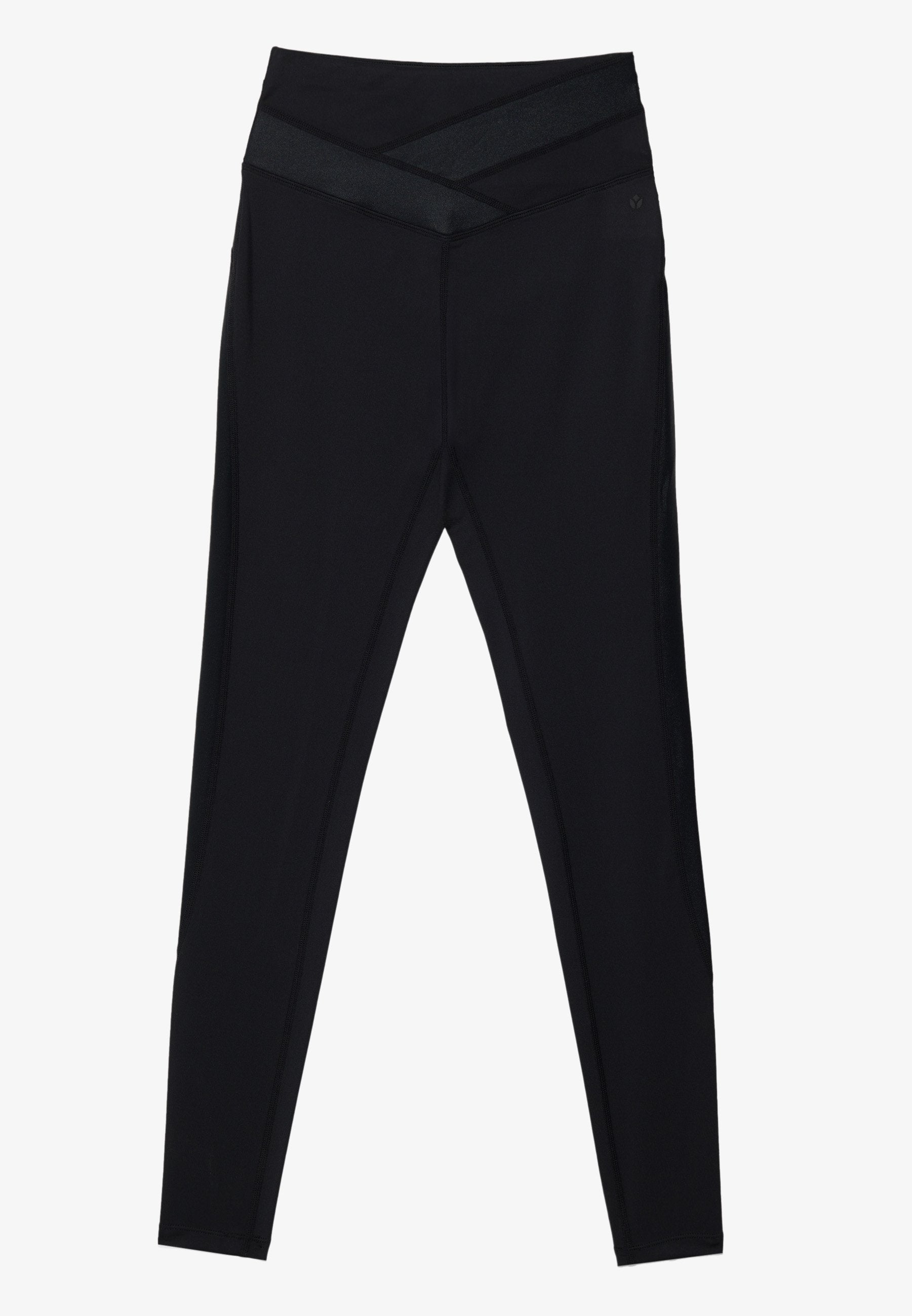 Even&Odd active FULL LENGTH HIGH RISE LEGGINGS WITH CONTRAST BANDAGE WAISTBAND