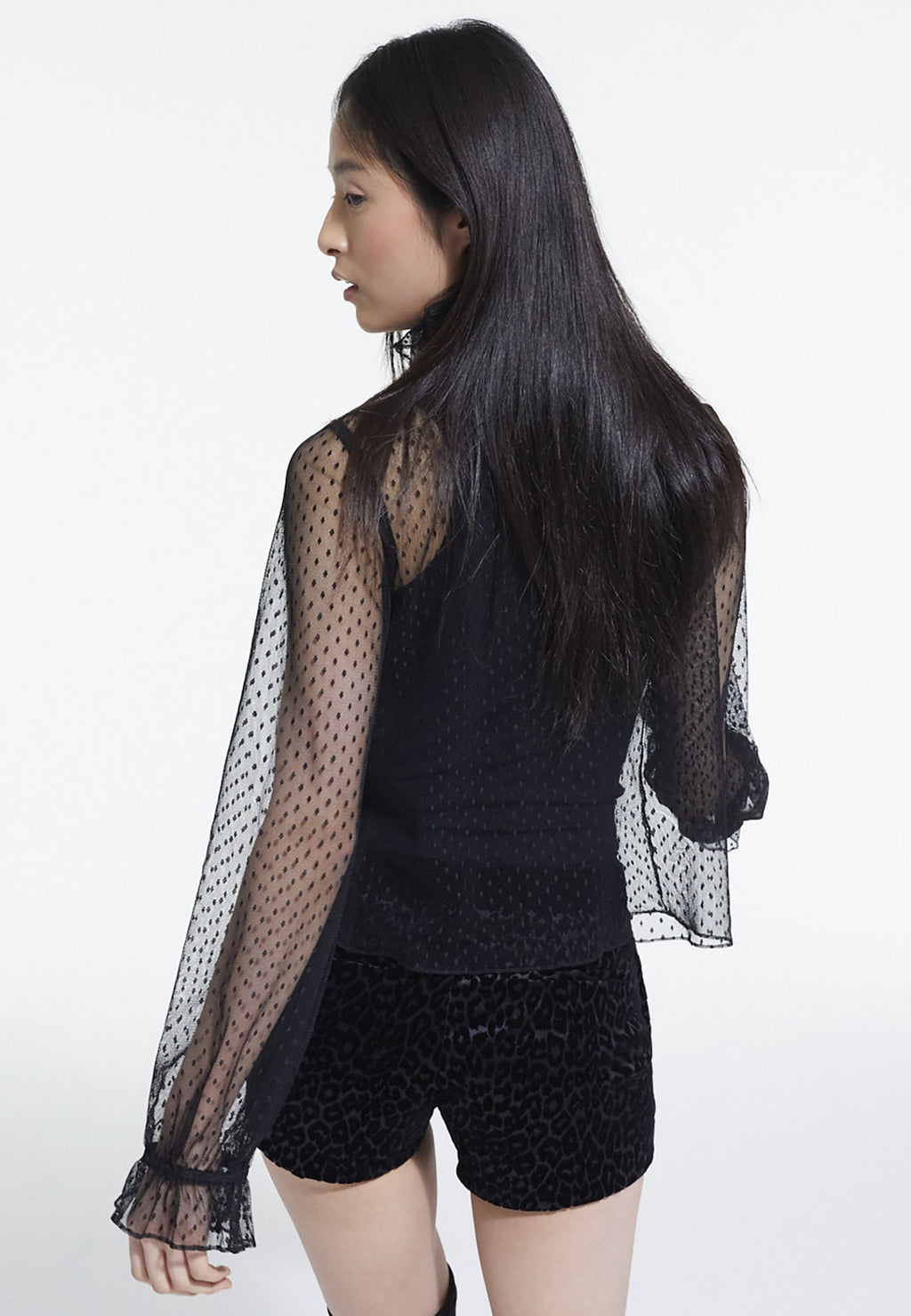 The Kooples EN VOILE DE COL MONTANT