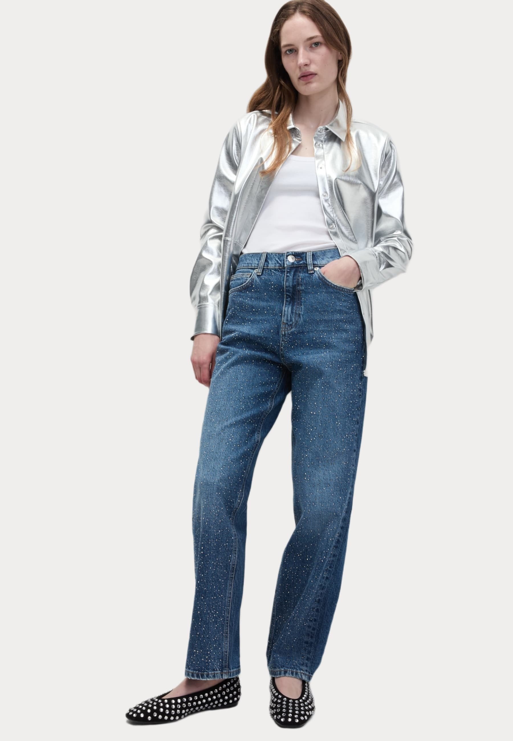 Marks & Spencer EMBELLISHED HIGH WAISTED