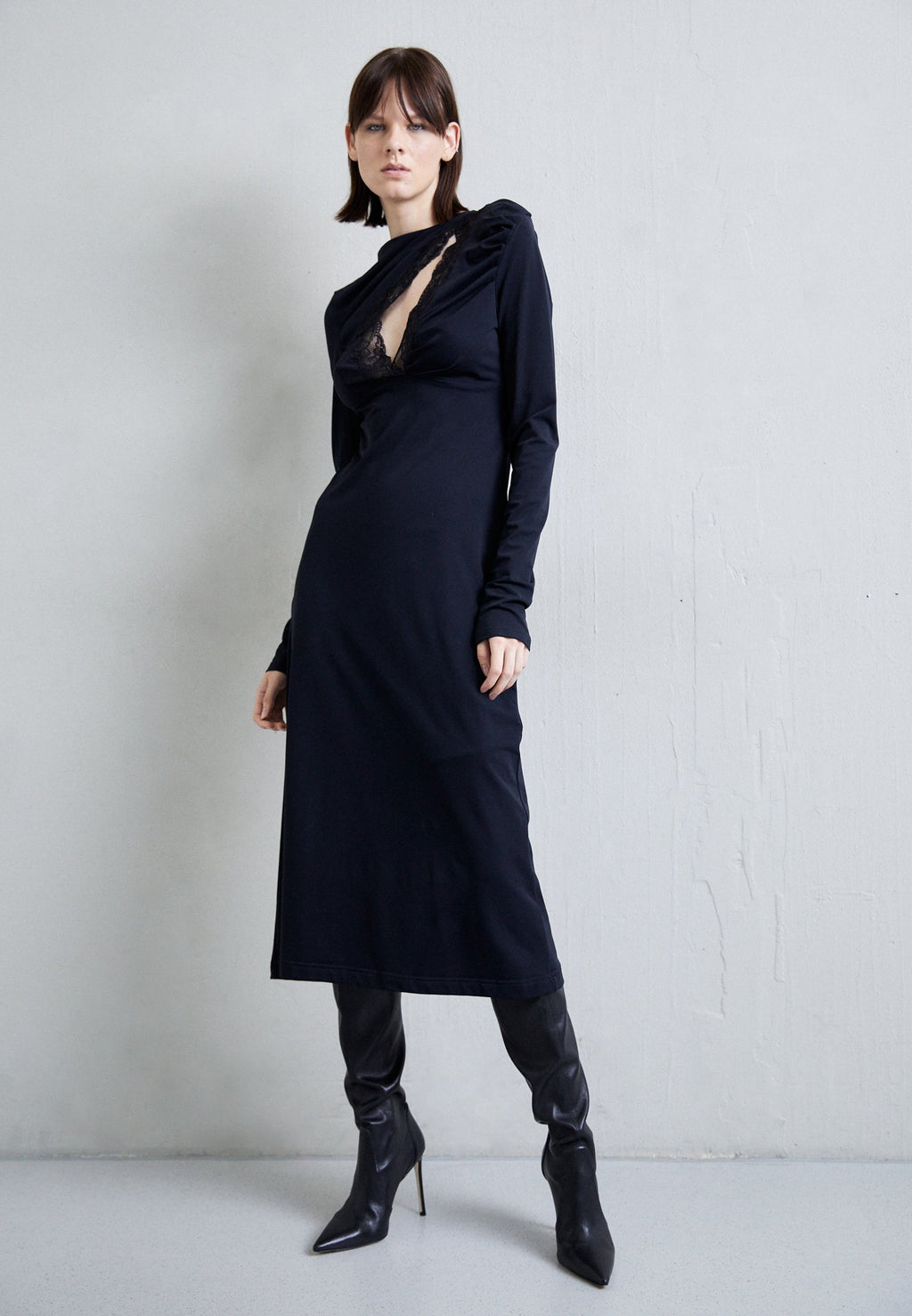 Vaillant LONG DRESS WITH ASYMMETRICAL CUT OUT