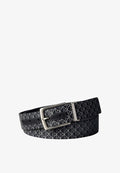 Calvin Klein CASUAL PIN AOP COATED 35MM ADJ/ - Belt - iron gate