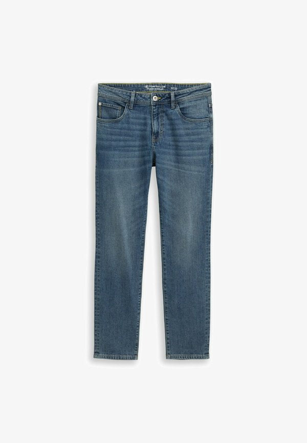 TOM TAILOR TTJOSH REGULAR SLIM FIT - Straight leg jeans - used mid stone blue denim