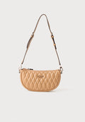 Guess VALLA MINI TOP ZIP BAG - Handbag - beige