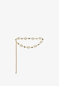 Bershka SPIRAL - Belt - gold coloured