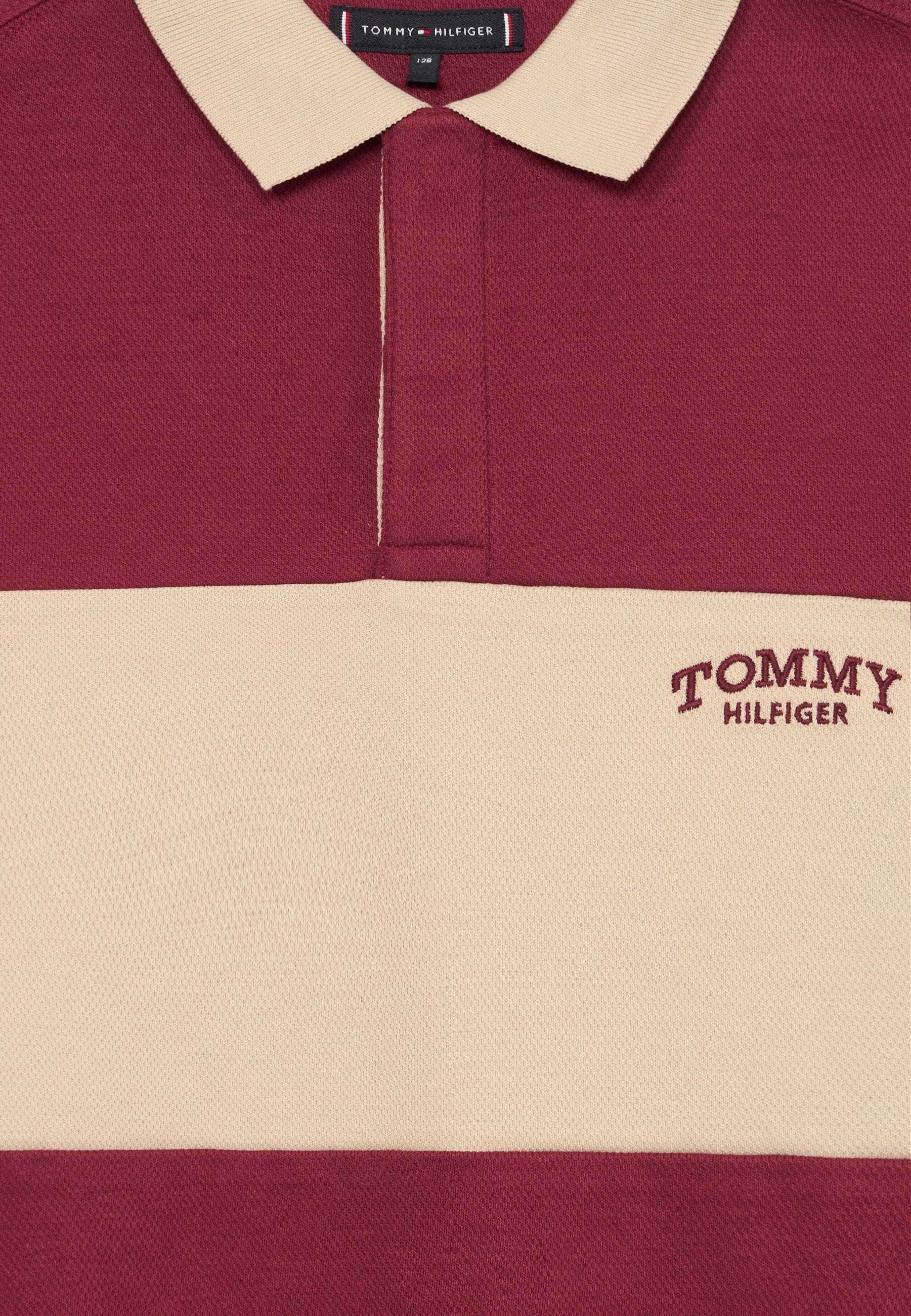 COLOUR-BLOCKED LONG SLEEVE POLO SHIRT Media 3