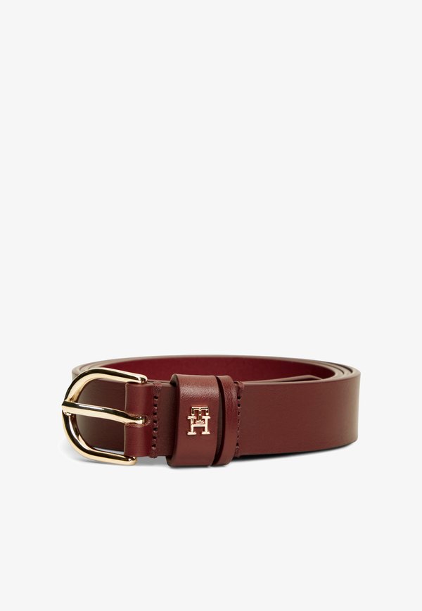 Tommy Hilfiger ESSENTIAL EFFORTLESS - Belt - oxblood