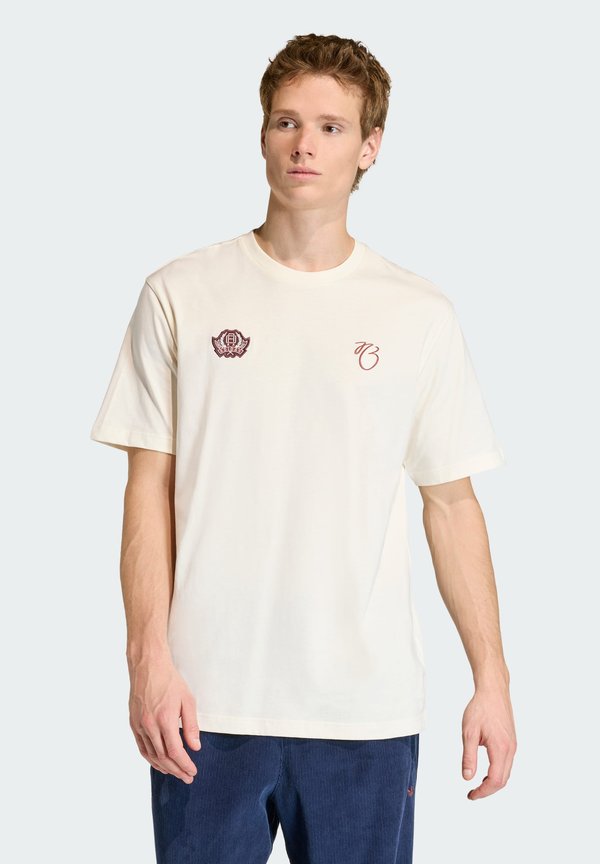 adidas Originals JUDE BELLINGHAM LOOSE TEE - Sports T-shirt - off white