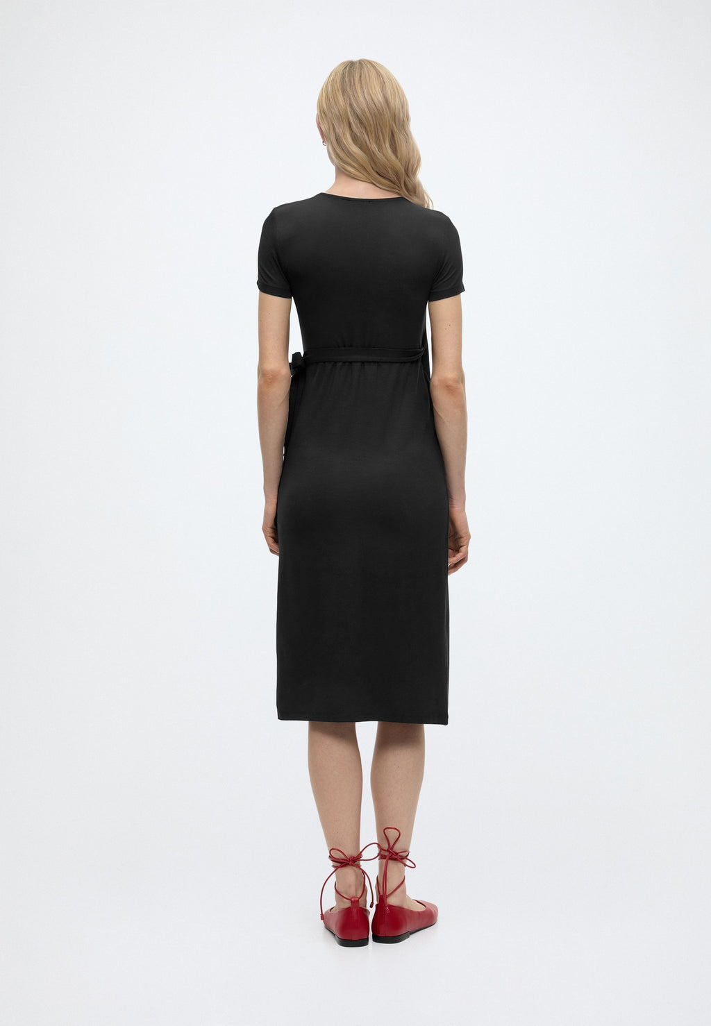 Anna Field MAMA MAMA NURSING WRAP MIDI DRESS