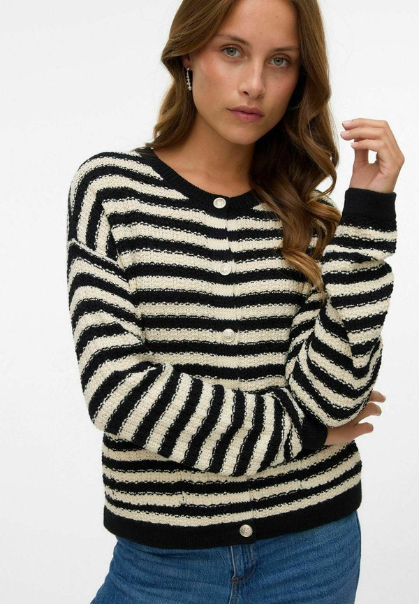 Vero Moda VMHARPER Knit - Cardigan - black
