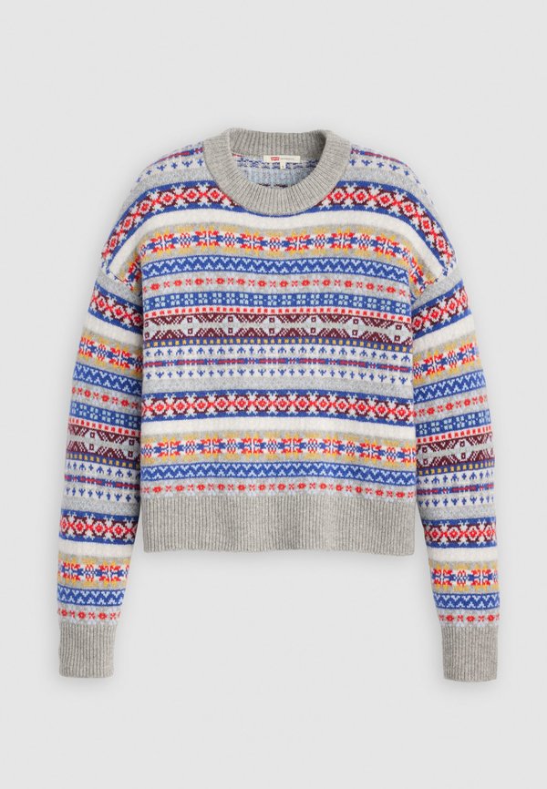 Levi's® INES  - Jumper - leandra fairisle tawny port wool blend