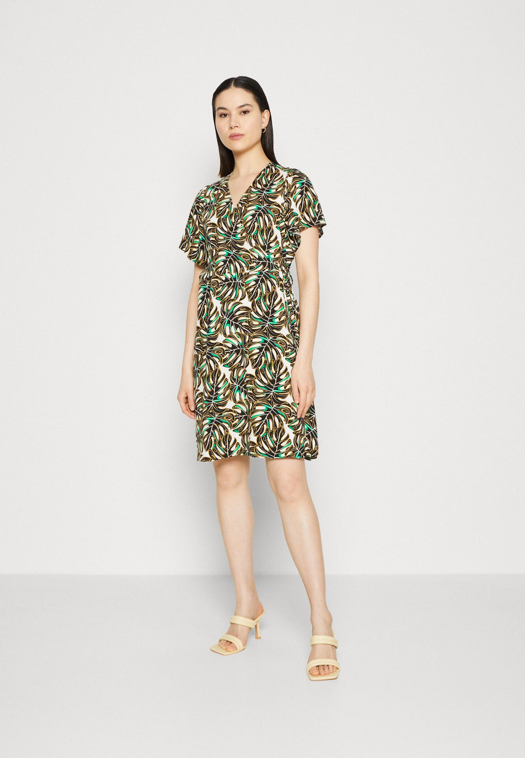 VILA VIMAYA WRAP SHORT DRESS