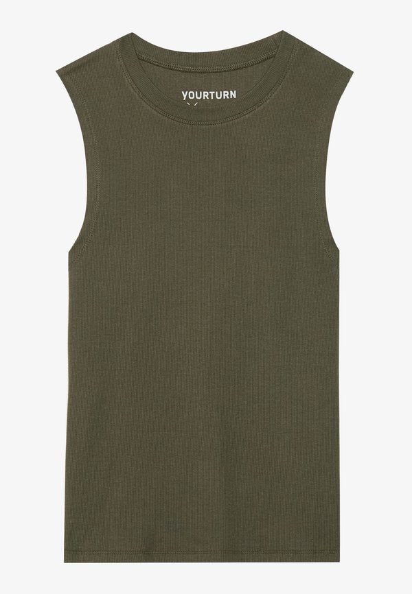 YOURTURN by Zalando BASIC RIB MUSCLE TANKS UNISEX 2 PACK