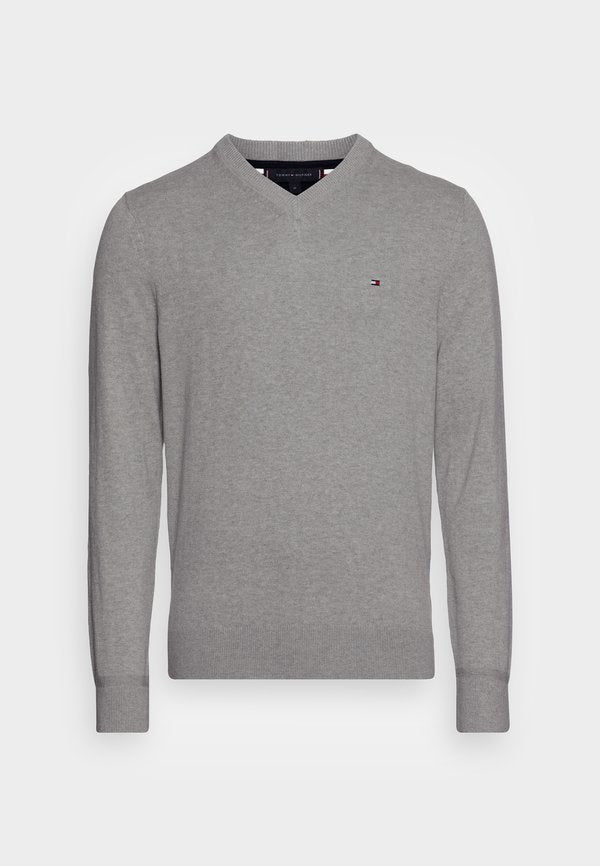 Tommy Hilfiger PIMA  - Jumper - light grey heather