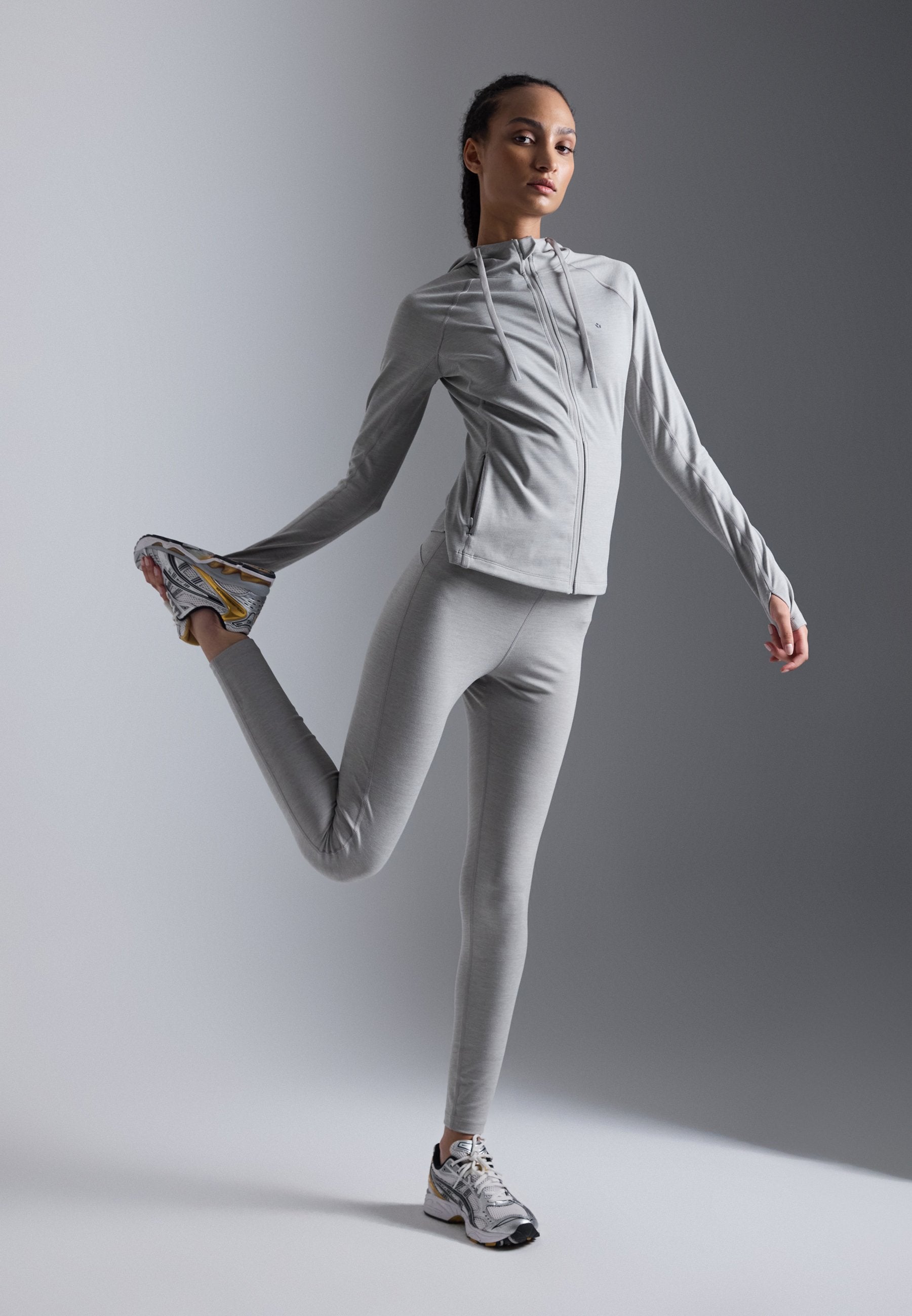 Even&Odd active ZIP UP SPORTS SWEAT WITH HOOD
