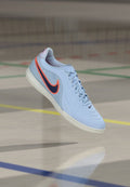 Nike Performance TIEMPO REACTGATO IC UNISEX - Indoor football boots - hydrogen blue/coconut milk