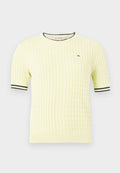 Tommy Hilfiger Basic T-shirt - zesty yellow/navy