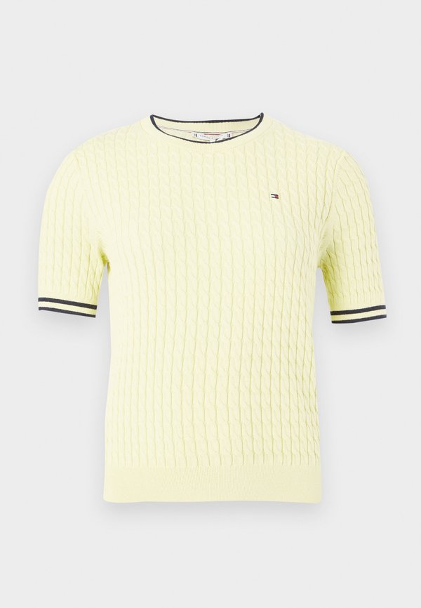 Tommy Hilfiger Basic T-shirt - zesty yellow/navy