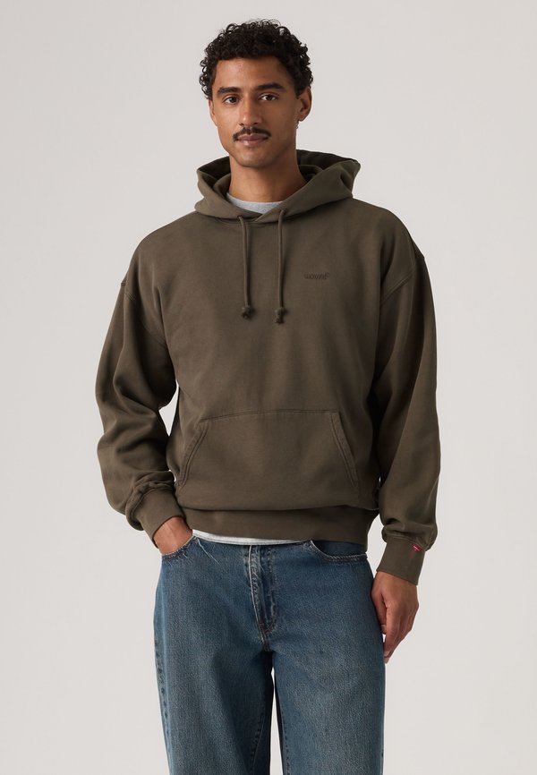 Levi's® AUTHENTIC HOODIE - Sweatshirt - garment dye coffee
