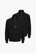 Jack & Jones 2ER PACK  SOHO - Sweatshirt - schwarz