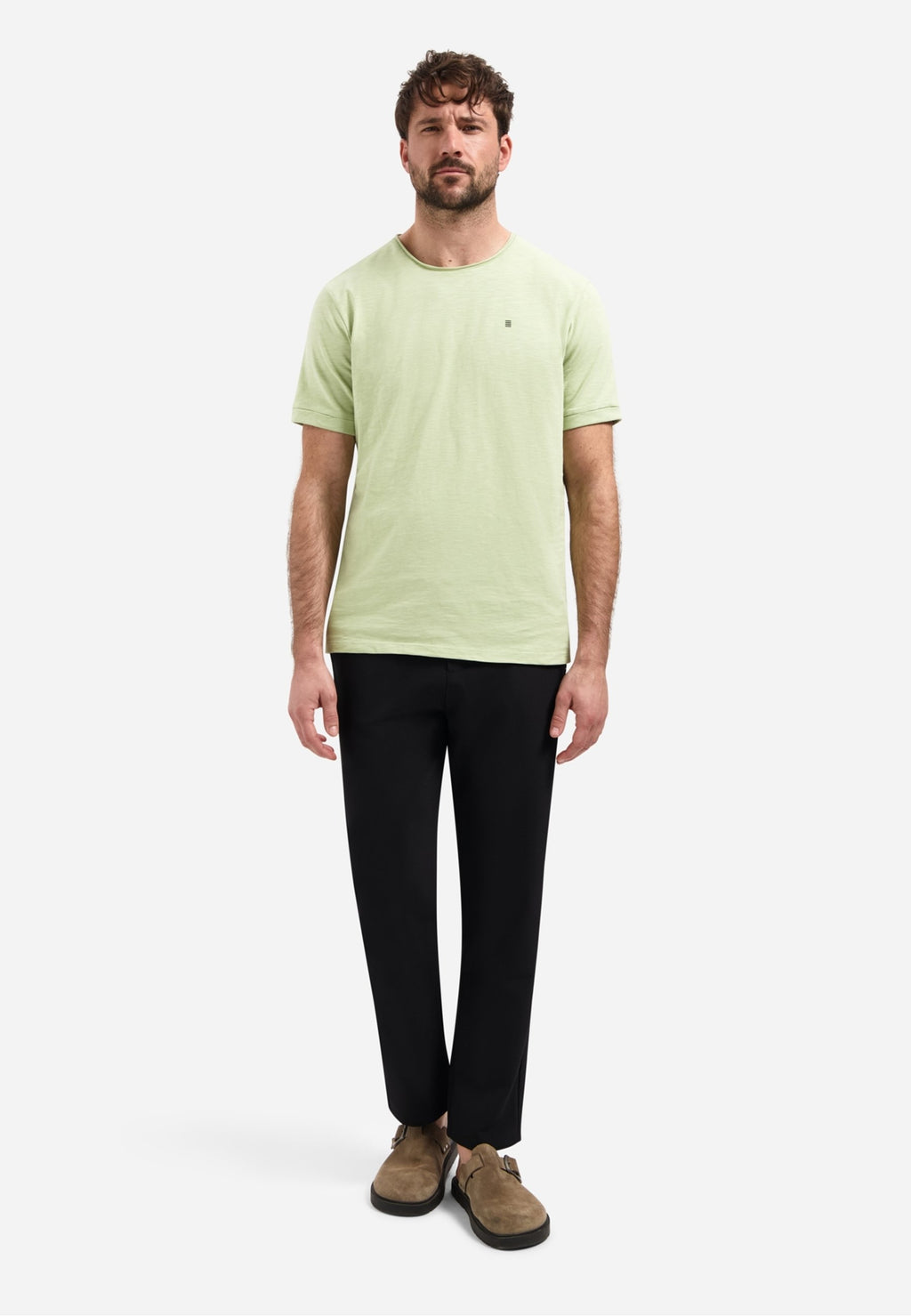 SLUB WITH ROUND NECK Media 2