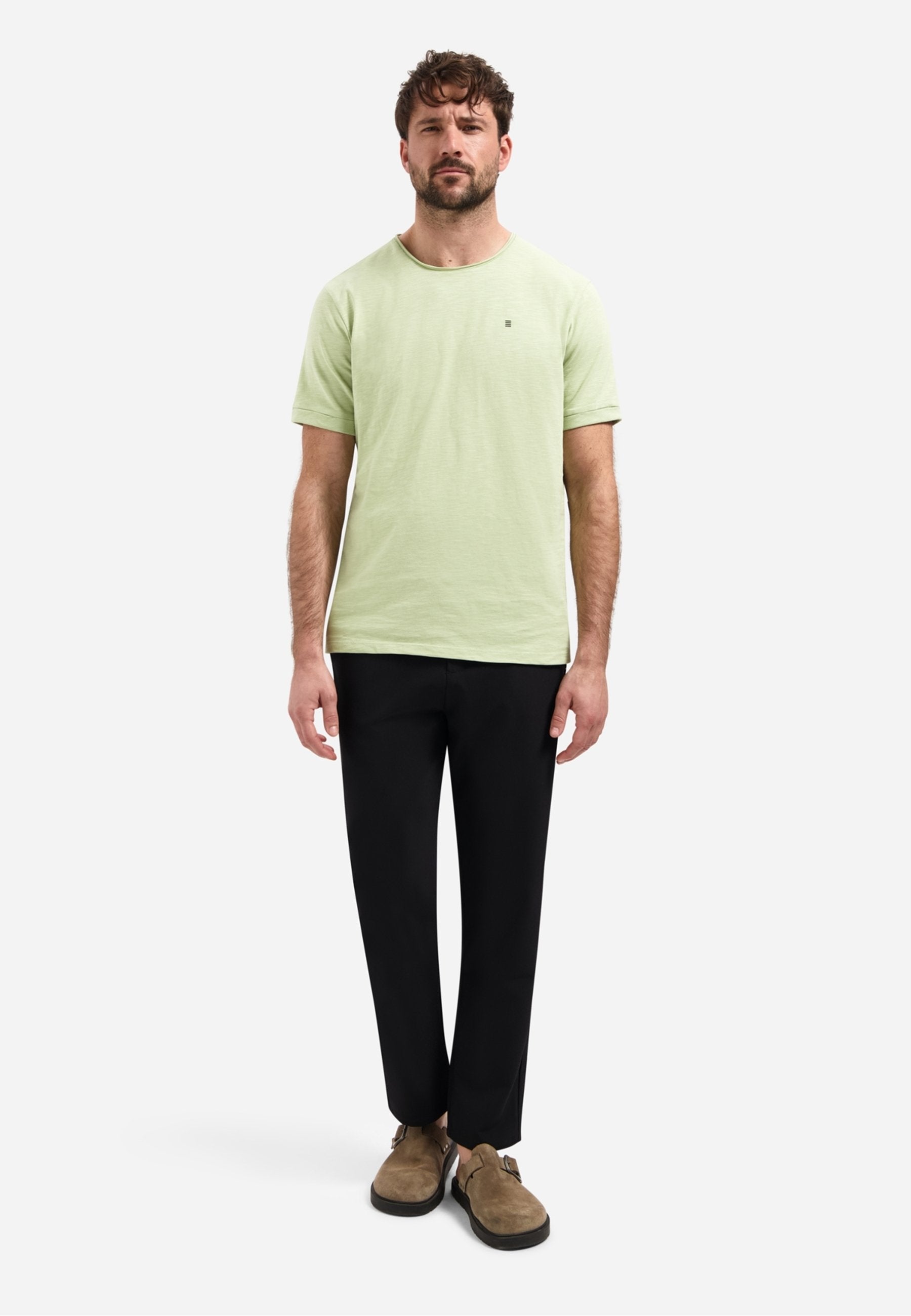 SLUB WITH ROUND NECK Media 2